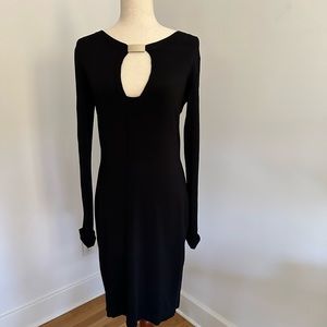 GUCCI - keyhole dress (stretch 98 rib viscose).